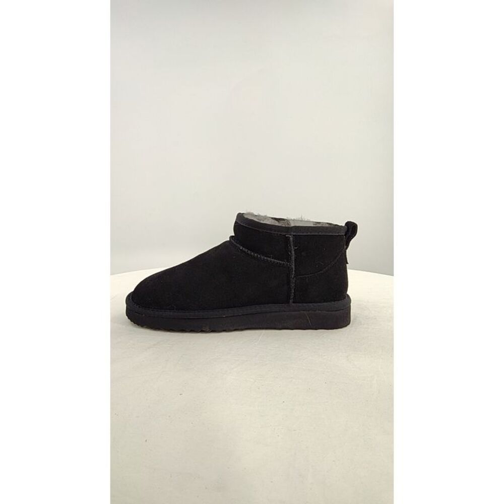 Quince Women Australian Shearling Clog Slipper Black Shoes 9